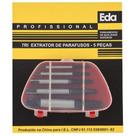 Jogo extratores de parafusos com 5 peças (1/8 a 3/4 ) - EDA