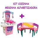Jogo Faz de Conta Mesinha Menina Tritec e Cozinha Infantil Jogo Faz de Conta Mesinha Menina Tritec e Cozinha Infantil