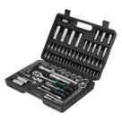 Jogo Ferramentas Stels 94 Peças 1/4'' e 1/2'' Aço CrV