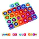 Jogo Fidget-Blocks NOW FUTURE Alphabet Pop Match em maiúsculas e minúsculas