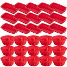 Jogo Forma Para Pães + Forma Espiral Sortida Silicone 15Un