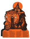 Jogo Fortune Wheel Beistle Witch Vintage Style Halloween Jogo Fortune Wheel Beistle Witch Vintage Style Halloween