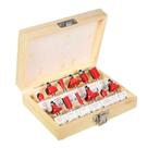 Jogo Fresas para Madeira 1/4 12 Peças para Tupia Corneta