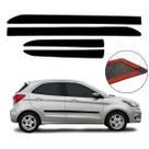 Jogo Friso Lateral Borrachão Ford Ka 2014 a 2021 4 Portas Preto Jogo Friso Lateral Borrachão Ford Ka 2014 a 2021 4 Portas Preto