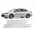 Jogo Friso Lateral Corolla Branco Polar Jogo Friso Lateral Corolla Branco Polar