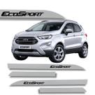 Jogo Friso Lateral Ecosport Ponta de Faca com Grafia Cores