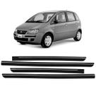 Jogo Friso Lateral Fiat Idea 2006 A 2010 Preto Com Friso Cromado Jogo Friso Lateral Fiat Idea 2006 A 2010 Preto Com Friso Cromado