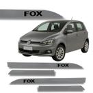 Jogo Friso Lateral Fox Cinza Platinum Ponta de Faca Grafia