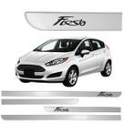 Jogo Friso Lateral New Fiesta 2013 até 2022 Prata Dublin
