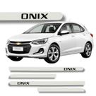 Jogo Friso Lateral Onix Branco Summit Ponta Redonda Grafia