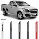 Jogo Friso Lateral Pintado Chevrolet Nova Montana 2011 2012 2013 2014 2015 2016 2017 2018 2019
