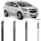 Jogo Friso Lateral Pintado Chevrolet Spin 2012 Em Diante - Bege Desert