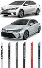 Jogo Friso Lateral Pintado Toyota Corolla 2015 Em Diante Jogo Friso Lateral Pintado Toyota Corolla 2015 Em Diante