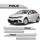 Jogo Friso Lateral Polo Ponta de Faca com Grafia Cores Volks