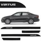 Jogo Friso Lateral Virtus Preto Ninja Jogo Friso Lateral Virtus Preto Ninja