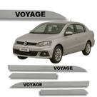 Jogo Friso Lateral Voyage Ponta de Faca Grafia Cores Volks