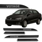 Jogo Friso Lateral Voyage Ponta Faca com Grafia Cores Volks