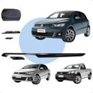 Jogo Friso Painel Gol Voyage Saveiro G7 17 18 19 2020 Preto