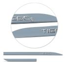 Jogo Friso Porta Lateral Chery Tiggo 8 2020 2021 2022 2023 2024 2025 2026 Cores Cor:Cinza Metálico