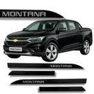 Jogo Friso Slim Lateral Chevrolet Montana Original Grafia