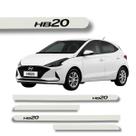 Jogo Friso Slim Lateral HB20 Hatch Sedan Ponta Redonda Cores