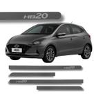 Jogo Friso Slim Lateral HB20 Hatch Sedan Ponta Redonda Cores Jogo Friso Slim Lateral HB20 Hatch Sedan Ponta Redonda Cores