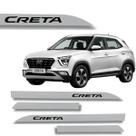 Jogo Friso Slim Lateral Hyundai Creta Original com Grafia Cores Jogo Friso Slim Lateral Hyundai Creta Original com Grafia Cores
