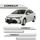 Jogo Friso Slim Lateral Toyota Corolla Original Escolha a Cor Cor:Branco Lunar