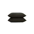 Jogo fronha 2pc malha - 50cm x 70cm - preto primitivo - bom sono