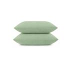 Jogo fronha 2pc malha - 50cm x 70cm - verde bond - bom sono