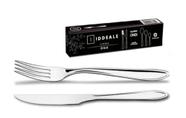 Jogo Garfo Faca Inox 48 Talheres Restaurante Buffet Hotel - Iddeale