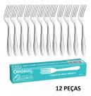 Jogo Garfo Oriente Mesa Talheres Churrasco Inox 12 Pçs