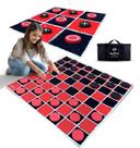 Jogo Giant Checkers & Tic Tac Toe Swooc Games Vintage de 3 pés