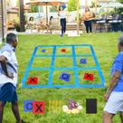 Jogo Giant Tic Tac Toe Bean Bag Toss CWLAKON Outdoor