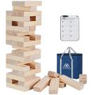 Jogo Giant Tumble Tower Megwoz 60 peças com dados e placar