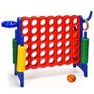 Jogo gigante de 4 em uma linha KOTEK Jumbo 4 a Score com 42 anéis azuis