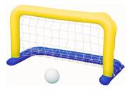 Jogo Gol Trave Bola Play Center Fute 1,42m X 76cm Inflá Bel Cor:Amarelo