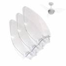 Jogo Hélice 3 Pás P/ventilador Teto Aliseu Smart Inspire Transparente