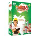 Jogo Infantil 120 Peças Madeira Mega Construções Lógica Criatividade Pais e Filhos