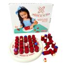 Jogo Infantil Bancada de Memória Brinquedos Educativos de Madeira Carimbras Criança 3 anos