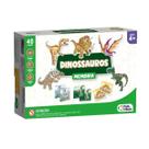 Jogo Infantil de Memória Dinossauros 40 Peças Criativo Pedagógico Pais & Filhos