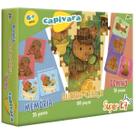 Jogo Infantil Super Kit Capivara Educativo 3 em 1 Tabuleiro - Toyster