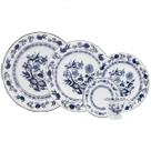 Jogo Jantar/ Café 30 Peças Decoração Cebolinha Porcelana Schmidt