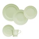Jogo Jantar Chá 30 Peças Cottage Verde Germer Porcelana