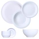 Jogo Jantar Chá C Bowl Sopa 48 Peças Protel Porcelana Schmidt 8 Lugares