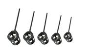 Jogo jg Tarracha tarraxa p cano tubo PVC 1/2", 3/4", 1", 1.1/4", 1.1/2", 2"