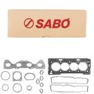 Jogo junta motor superior c/ junta cabecote fibra s/ retentor 79432flex sabo