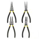 Jogo Kit 4 Alicates P/ Trava Anel Interno E Externo 0ab Eda