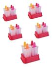 Jogo Kit 5 Forma De Picolé Com Recheio Paleta Mexicana Gourmet