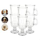 Jogo Kit 6 Xícara Caneca Vidro Alta Capuccino Chocolate Café Latte Grande 230ml Jogo Kit 6 Xícara Caneca Vidro Alta Capuccino Chocolate Café Latte Grande 230ml